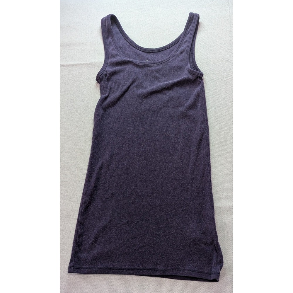 A New Day Tank Top Women XS Purple Good Scoop Neck Stretch Cotton Blend Basic